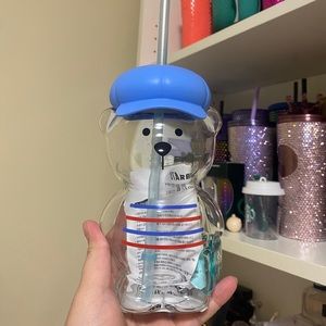 Glass Bear bottle Starbucks Korea